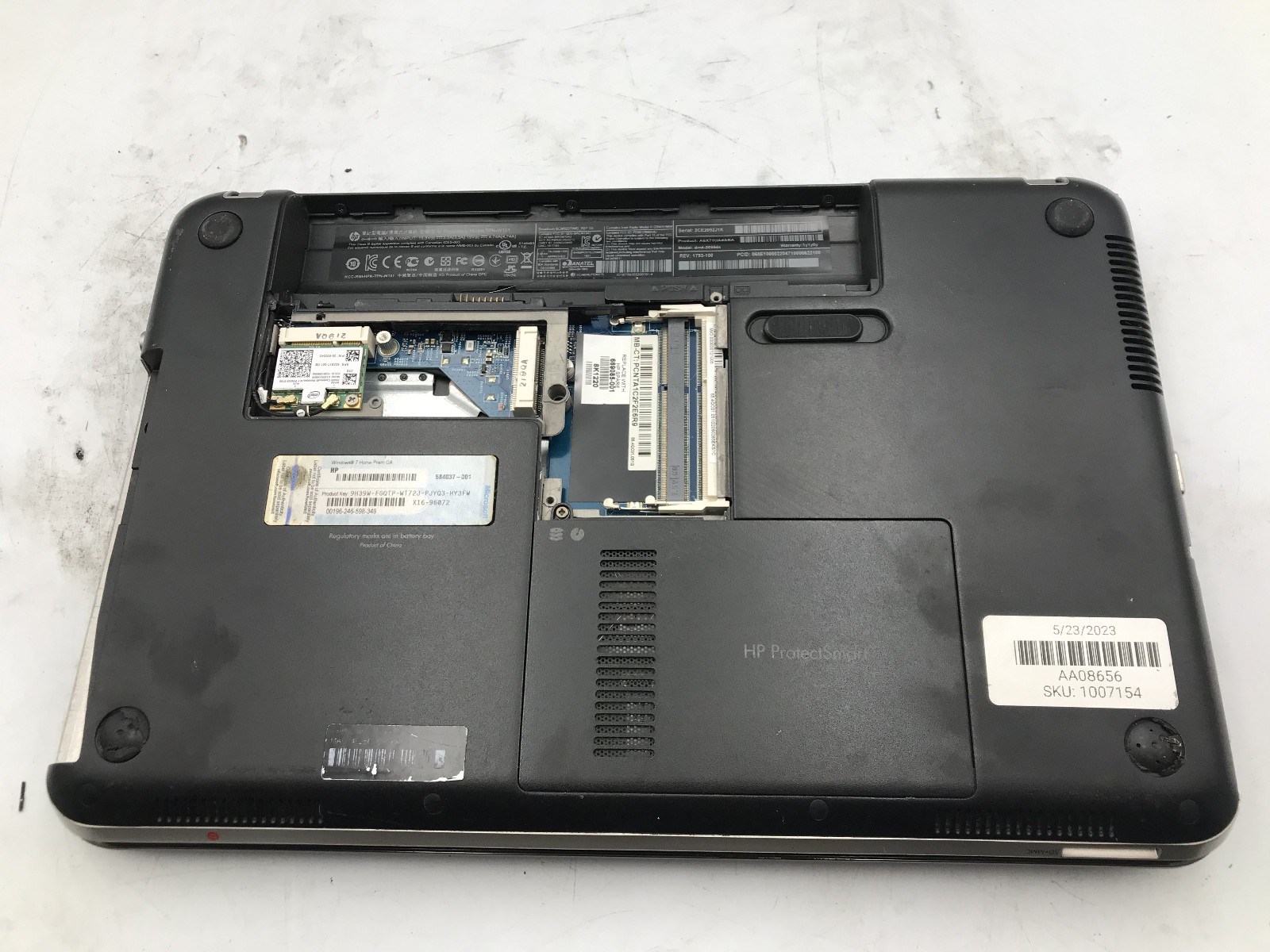 HP PAVILION DM4 3055DX – FOR PARTS/REPAIR – INTEL I5 2430M – NO RAM – READ – BB!