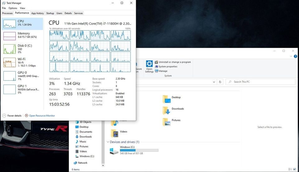 MSI GE76 Raider Gaming Laptop i7 11800H RTX 3060 144Hz (Specs In Description)