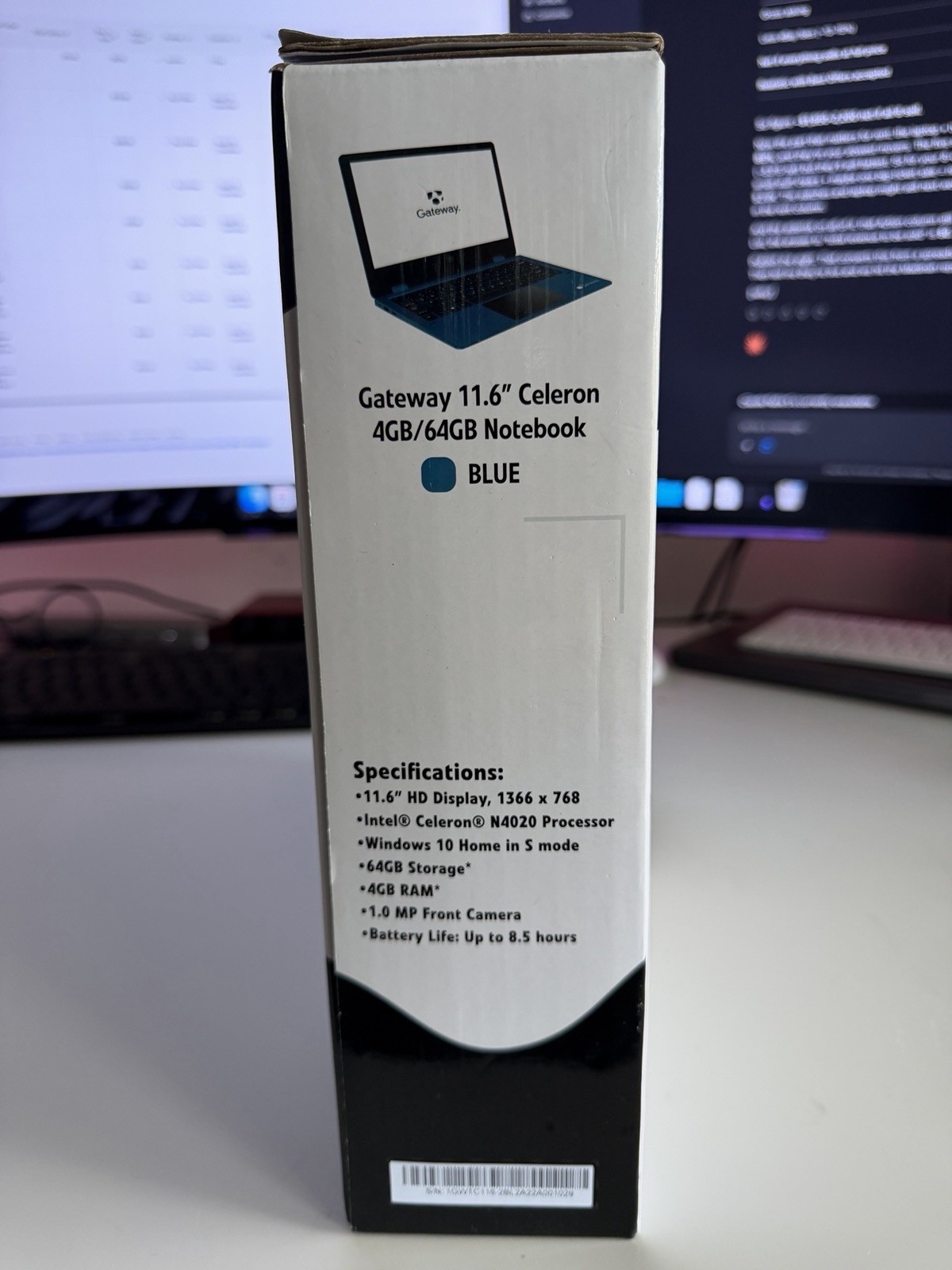 Gateway GWTC116-2BL 11.6 2-in-1 Touchscreen Celeron N4020 64GB Win 10 Blue New