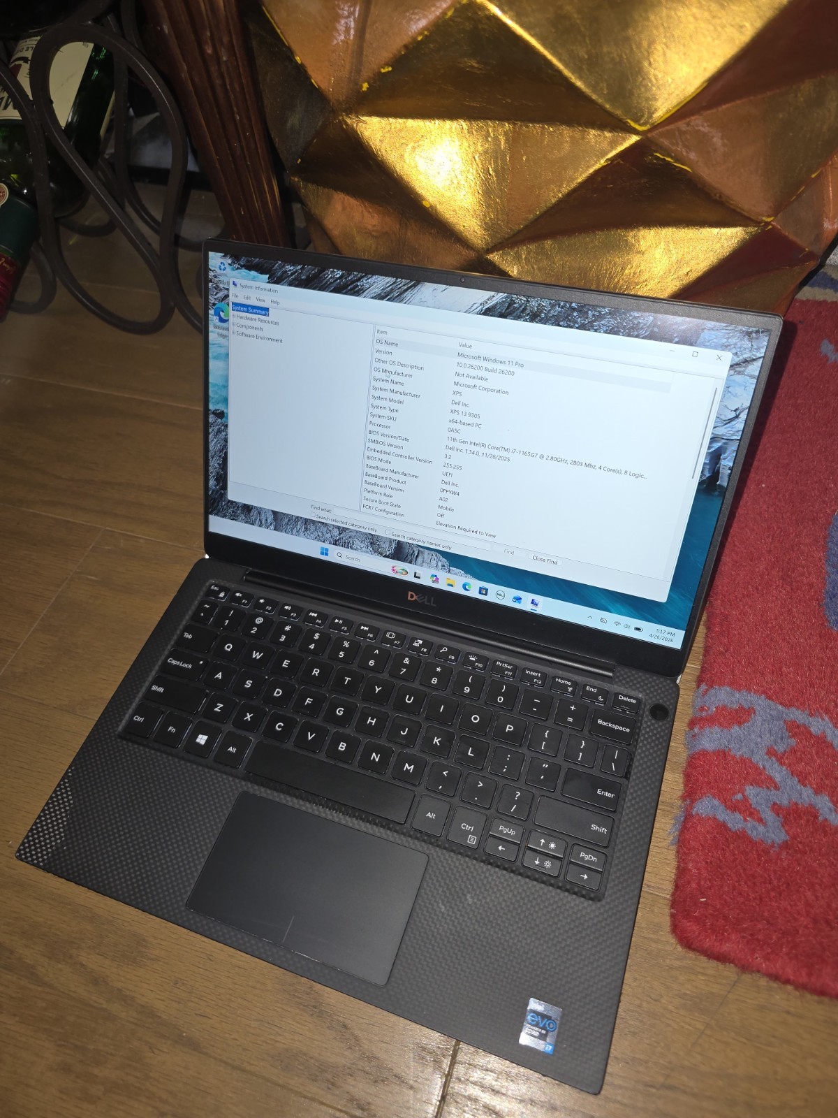 Dell XPS 13 9305 11th Gen i7-1165G7 16GB 512GB SSD Windows 11 – W/ Charger