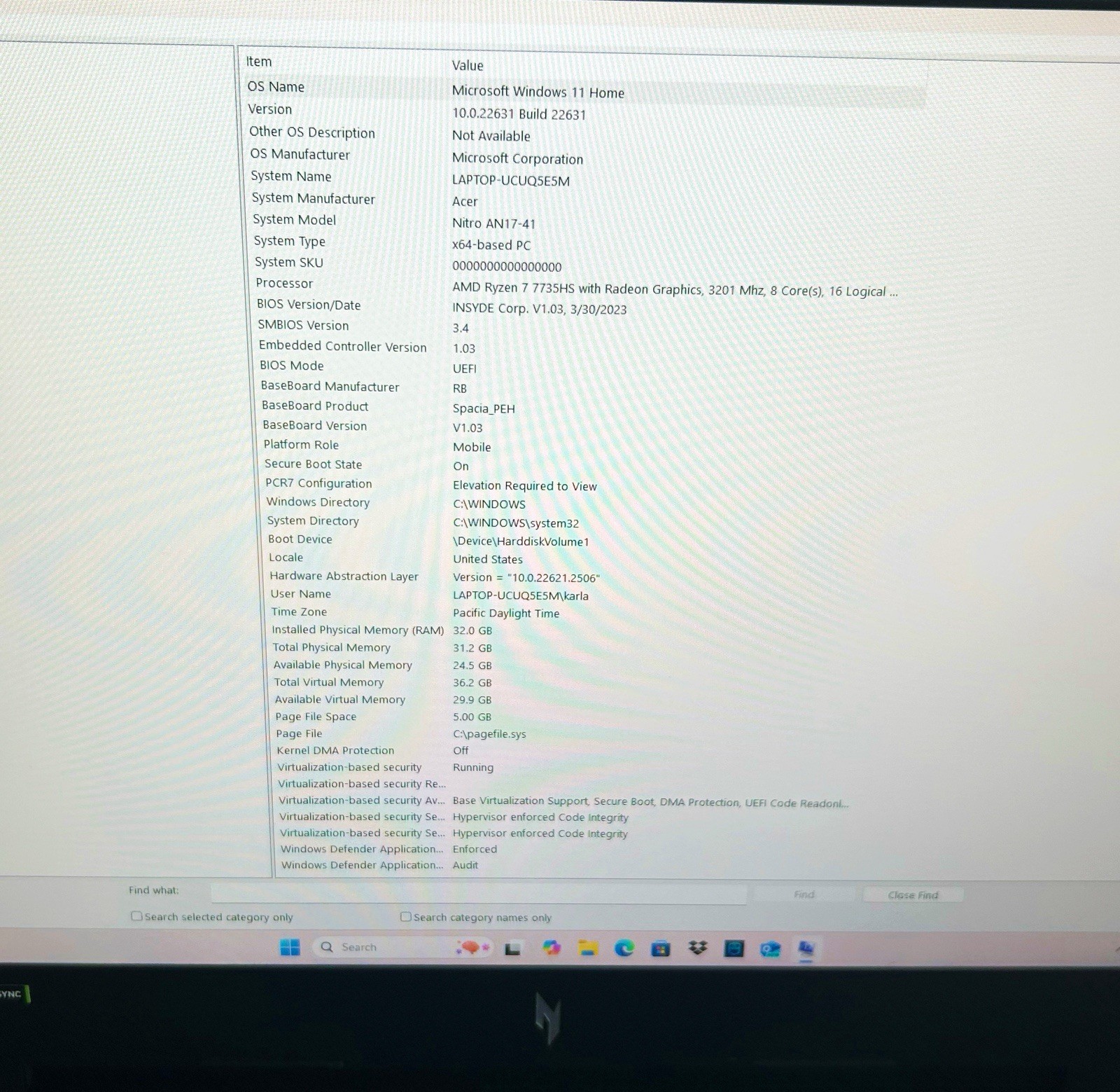 Acer Nitro 17 Gaming Laptop, 17.3”, AMD Ryzen 7, RTX 4050, UPGRADED 32 GB DDR5