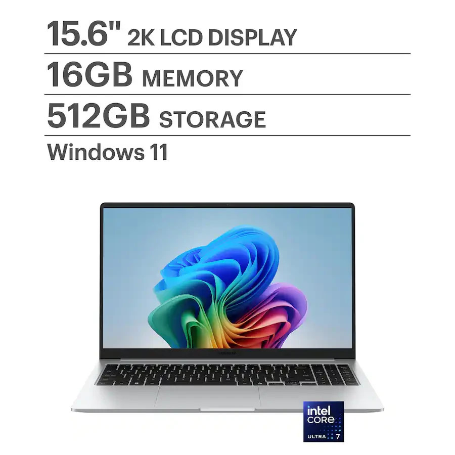 Samsung Galaxy Book5 15.6″ FHD Intel Core Ultra 7 255U 16GB 512GB SSD Laptop
