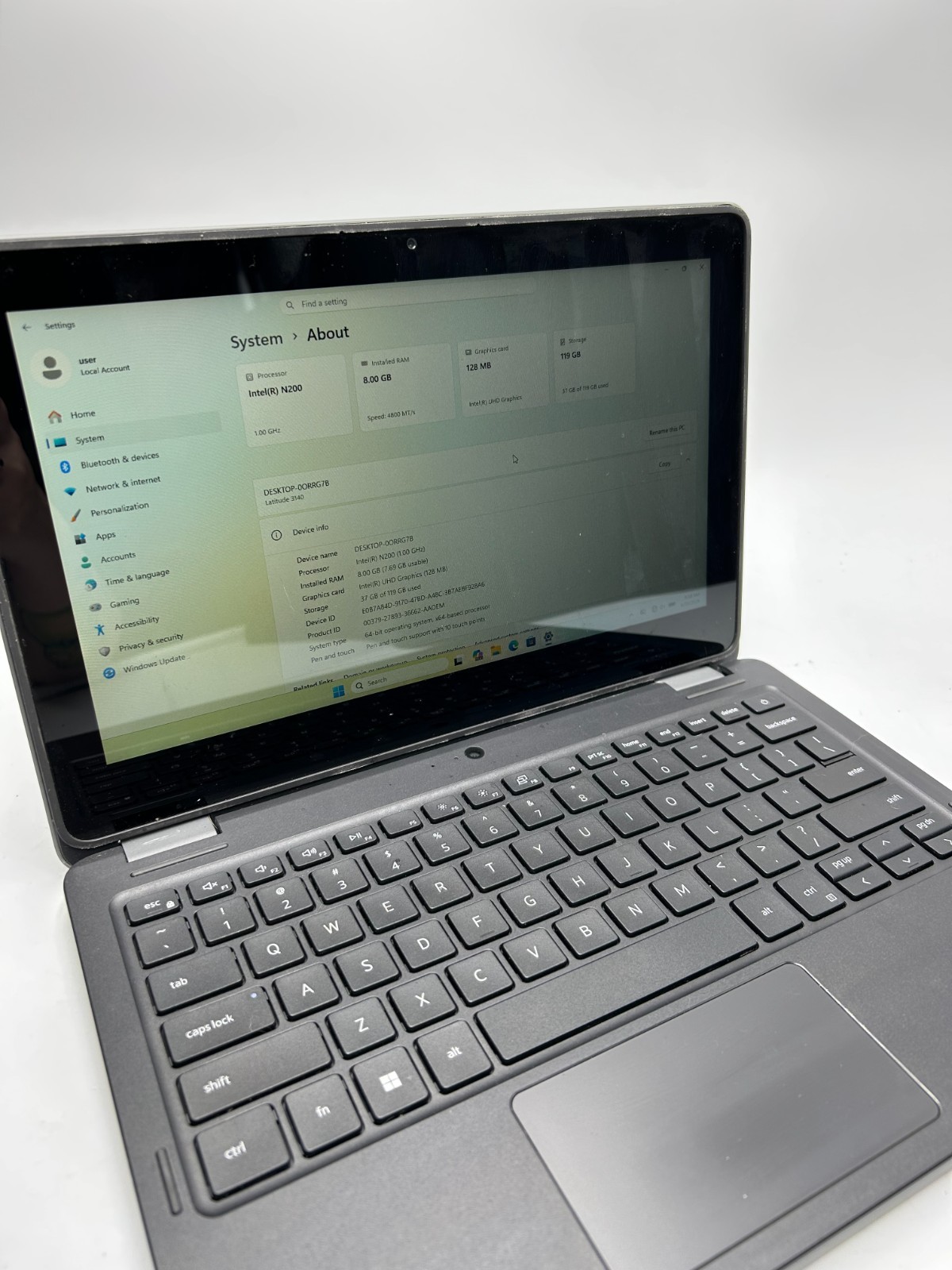 Dell Latitude 3140(P33T)|N200|8gb RAM 128gb SSD|W11PE|(L-21)