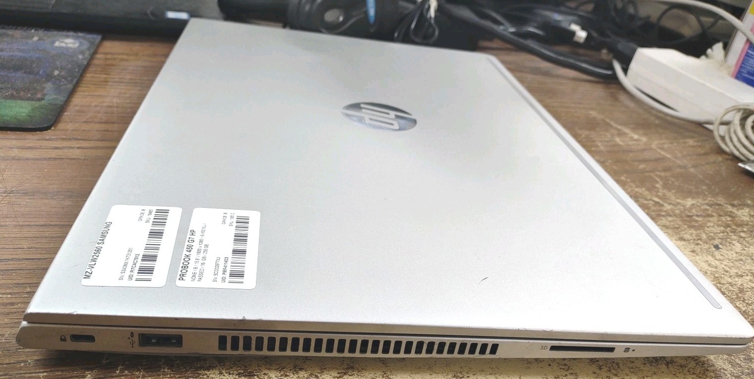 HP ProBook 450 G7 15.6″ Laptop W/ i5-10210U, 16GB, 256GB M.2.