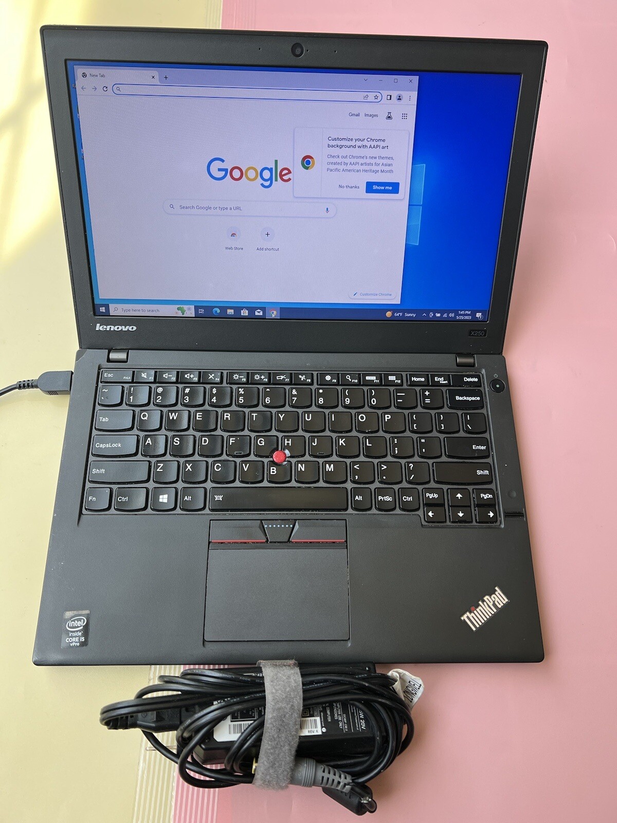 Lenovo Thinkpad X250 Core i5-5300U 8GB 500GB HDD WEBCAM BACKLIT BLUETOOTH