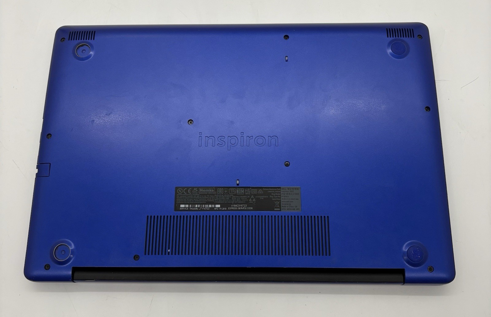 Dell Inspiron 3593 Blue Touch Laptop i5-1035G1 16GB RAM 256GB M.2 750GB HDD W11