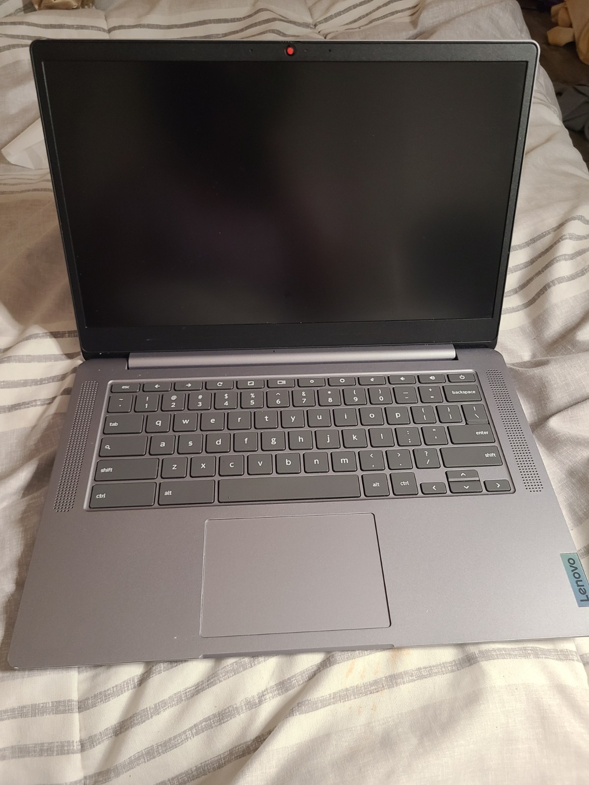 Lenovo Chromebook 14″ Intel Celeron Laptop Chrome OS Gray, Wi‑Fi Webcam