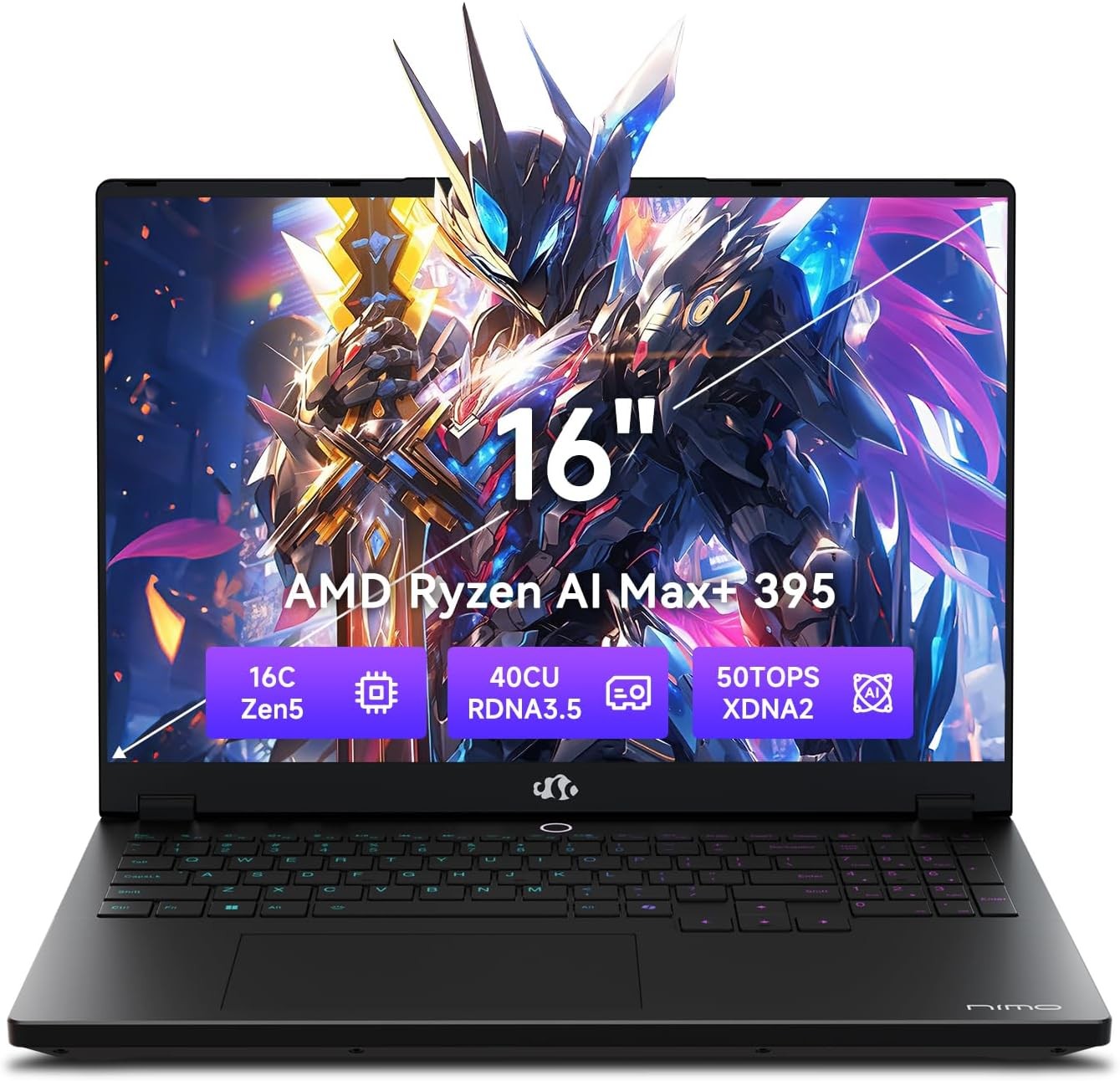 NIMO 2026 New AI PC Laptop AMD Ryzen AI Max+ 395 128GB LPDDR5x 1/2/4/8TB SSD