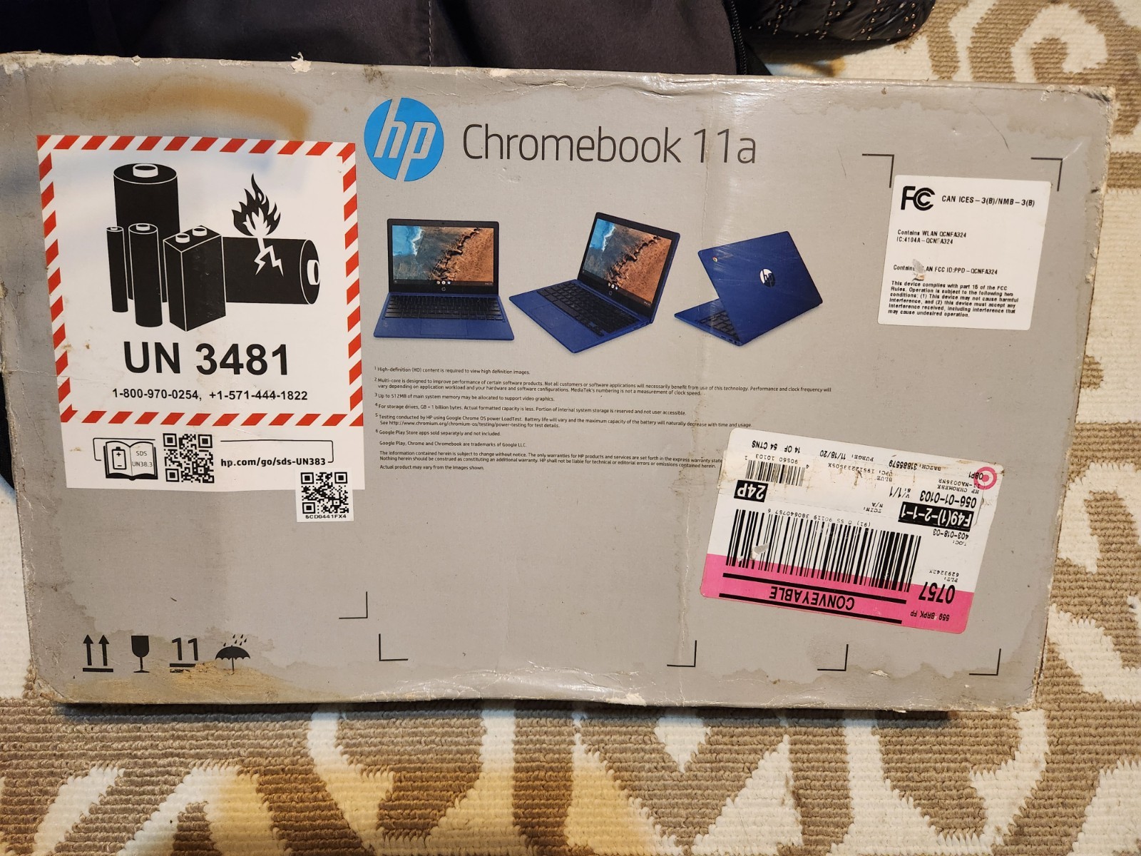 HP Chromebook 11.6-inch Laptop MediaTek MT8183 4 GB RAM 32 GB eMMC 11a-na0036nr
