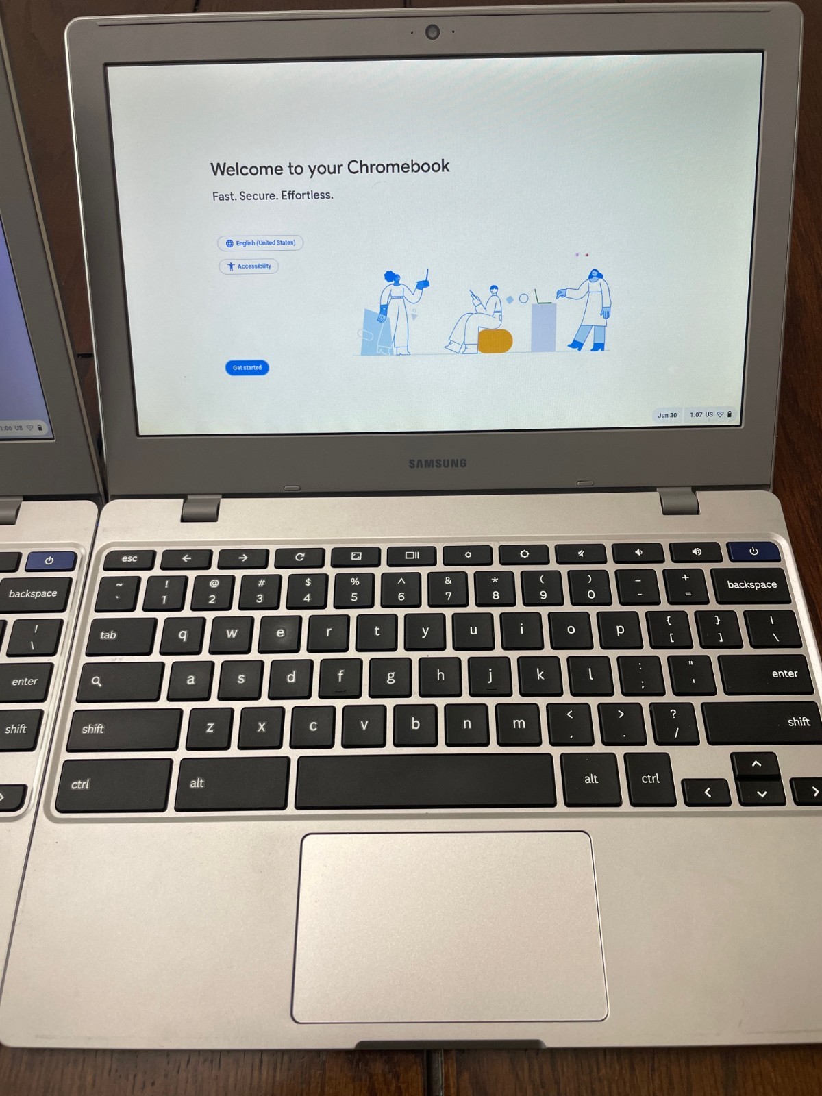 2 Used SAMSUNG XE310XBA K03US Chromebook 4 11.6″ Intel N4000 6GB 64GB