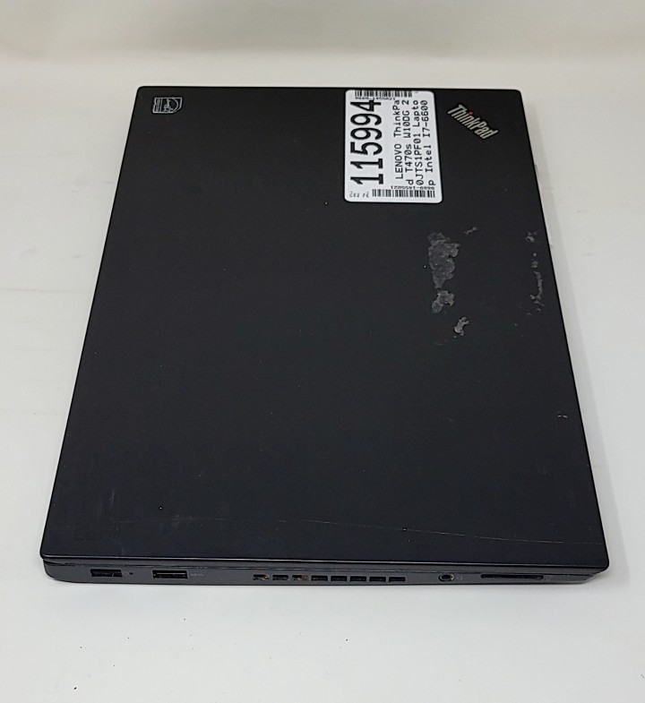 LENOVO 20JTS1PF01 ThinkPad T470s W10DG Laptop Intel I7-6600U 4GB 256GB SEE NOTES