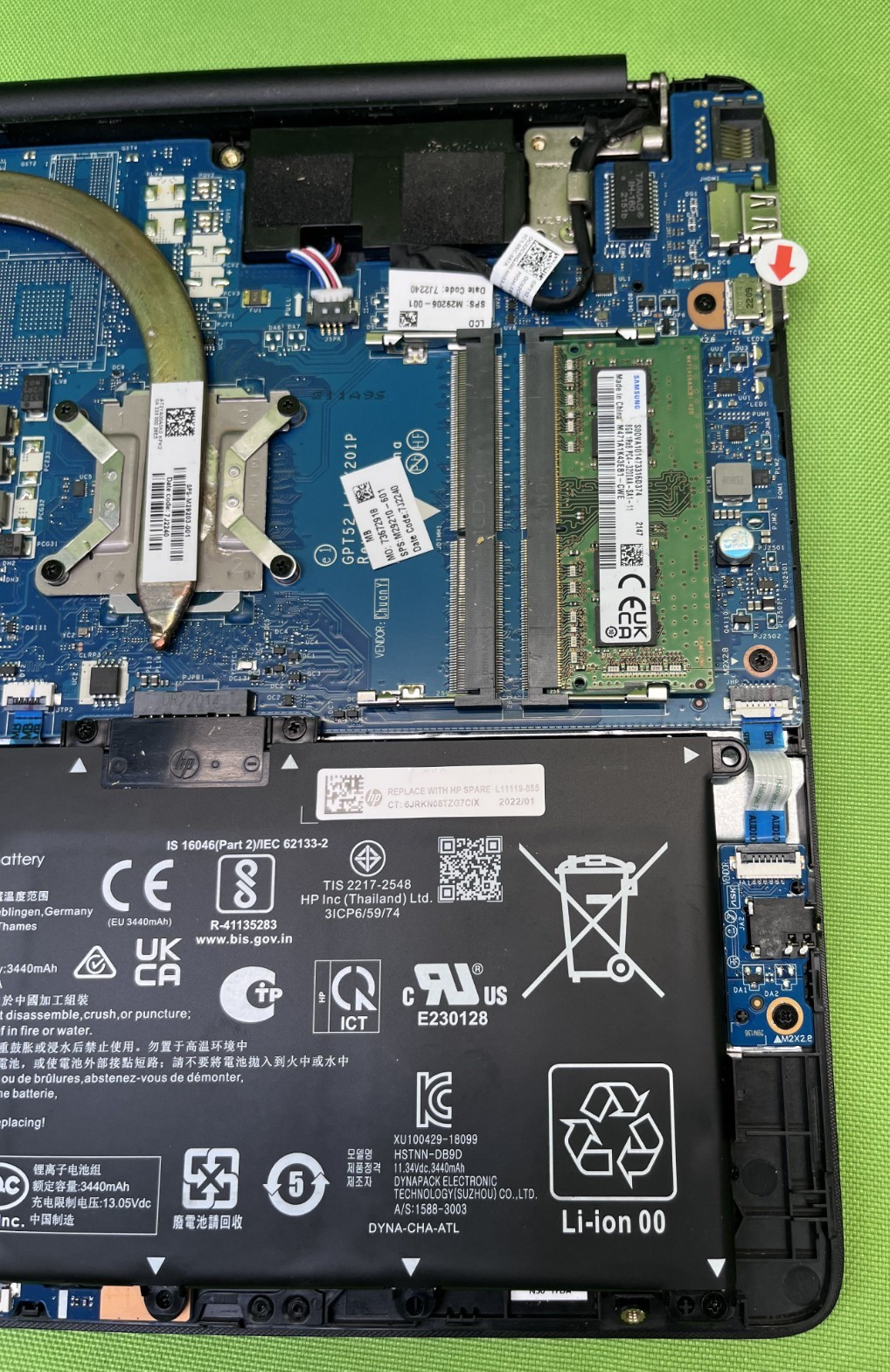 *AS IS* HP 15t-dw300 15.6″ Intel Core i7-1165G7@2.80 8GB/128 GB SSD/Win11 Home