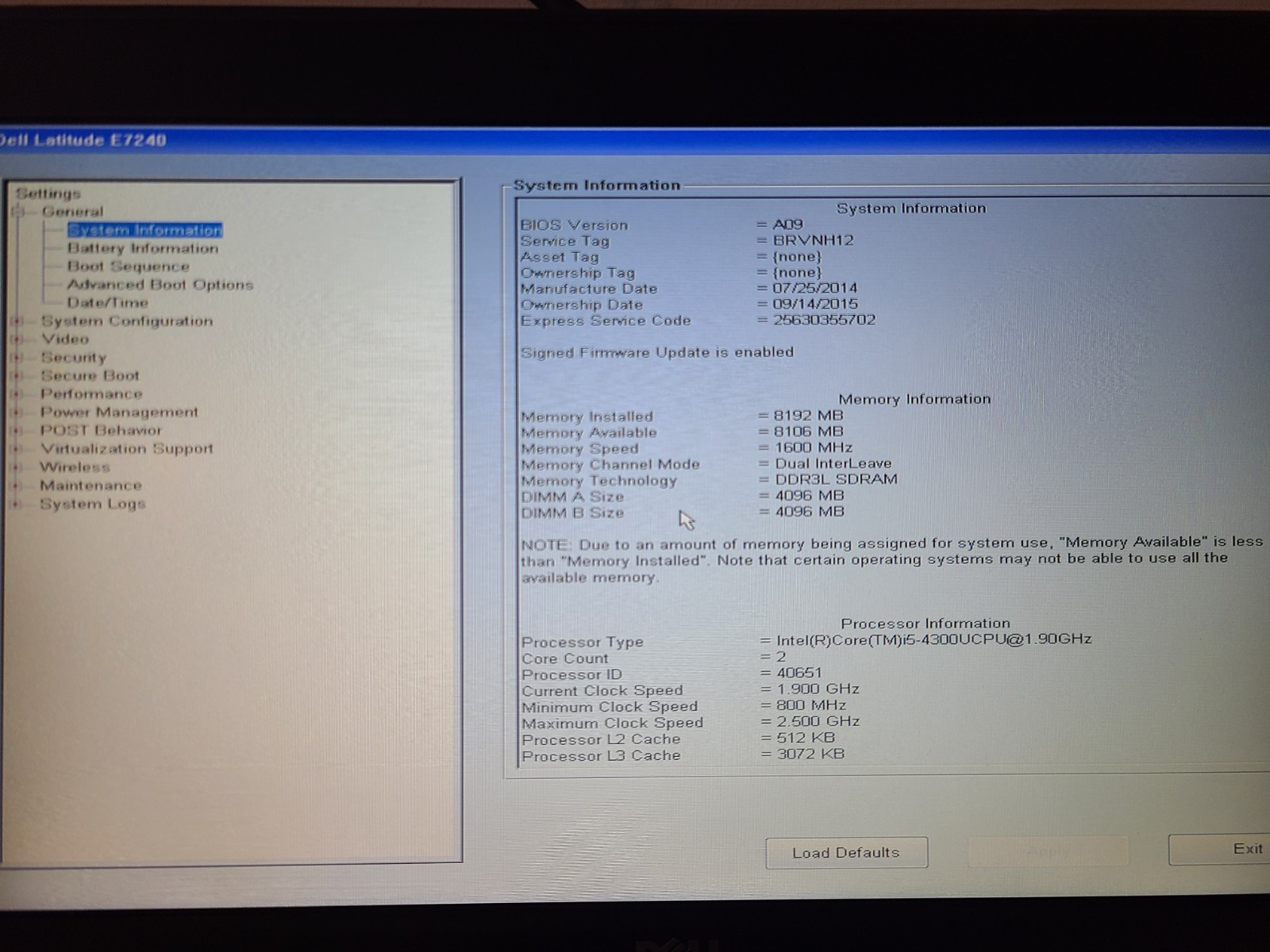 Dell Latitude E7240 – i5-4300U 8GB RAM 120GB SSD 12.5′ screen Win 11 + adapter