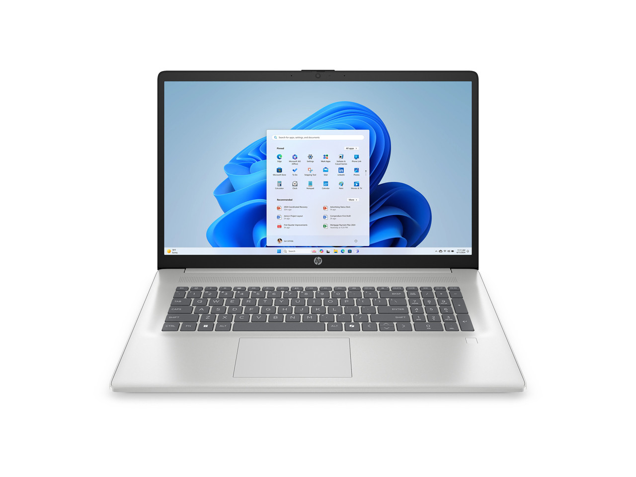 HP 17-cn5037nr Notebook (NON-TOUCH) Intel Core Ultra 7 255U 12-Core Processor