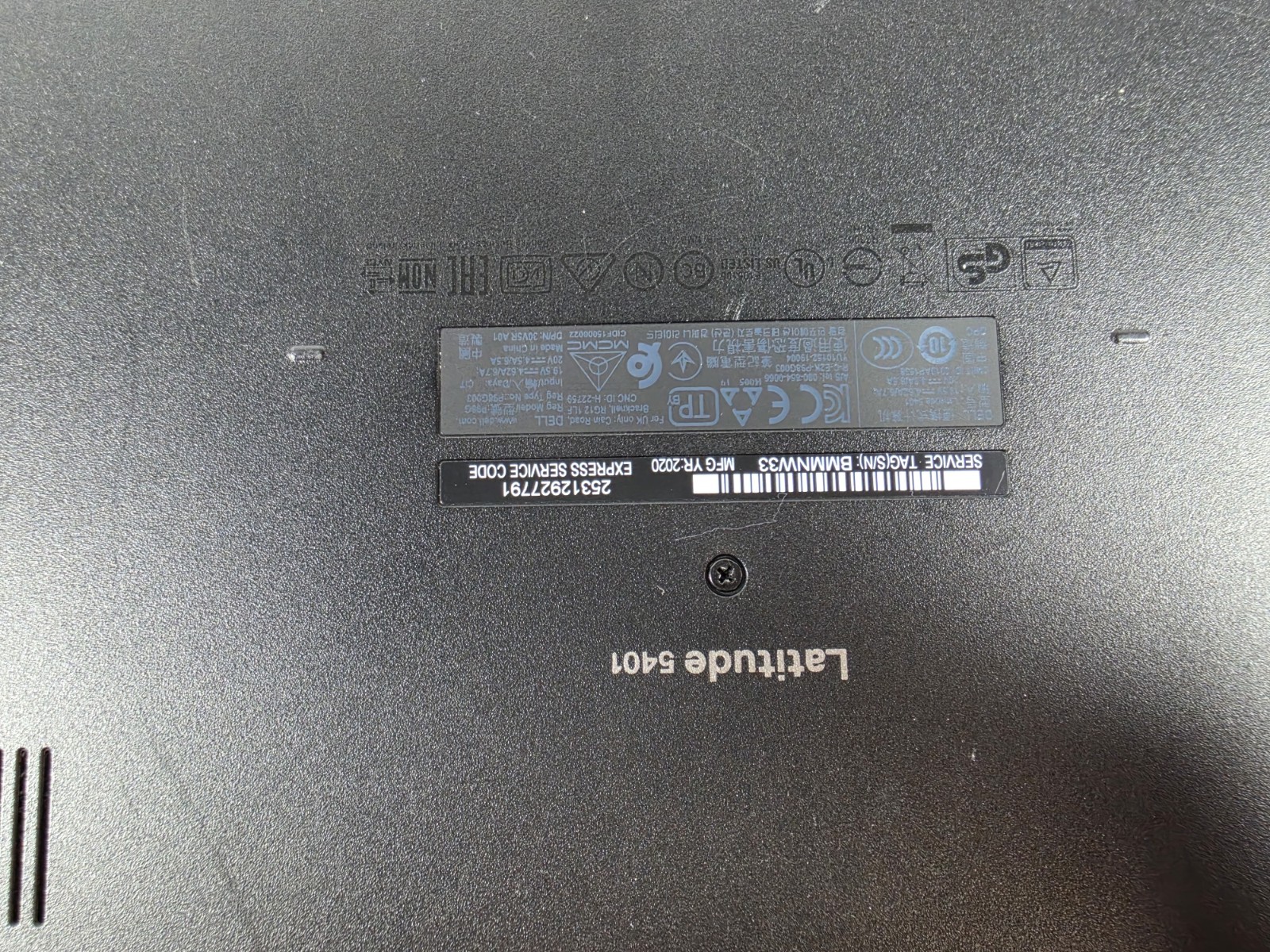 Dell Laptop Latitude 5401 Core i5-9th Gen, 16GB Ram 256GB NVME SSD- Windows 11