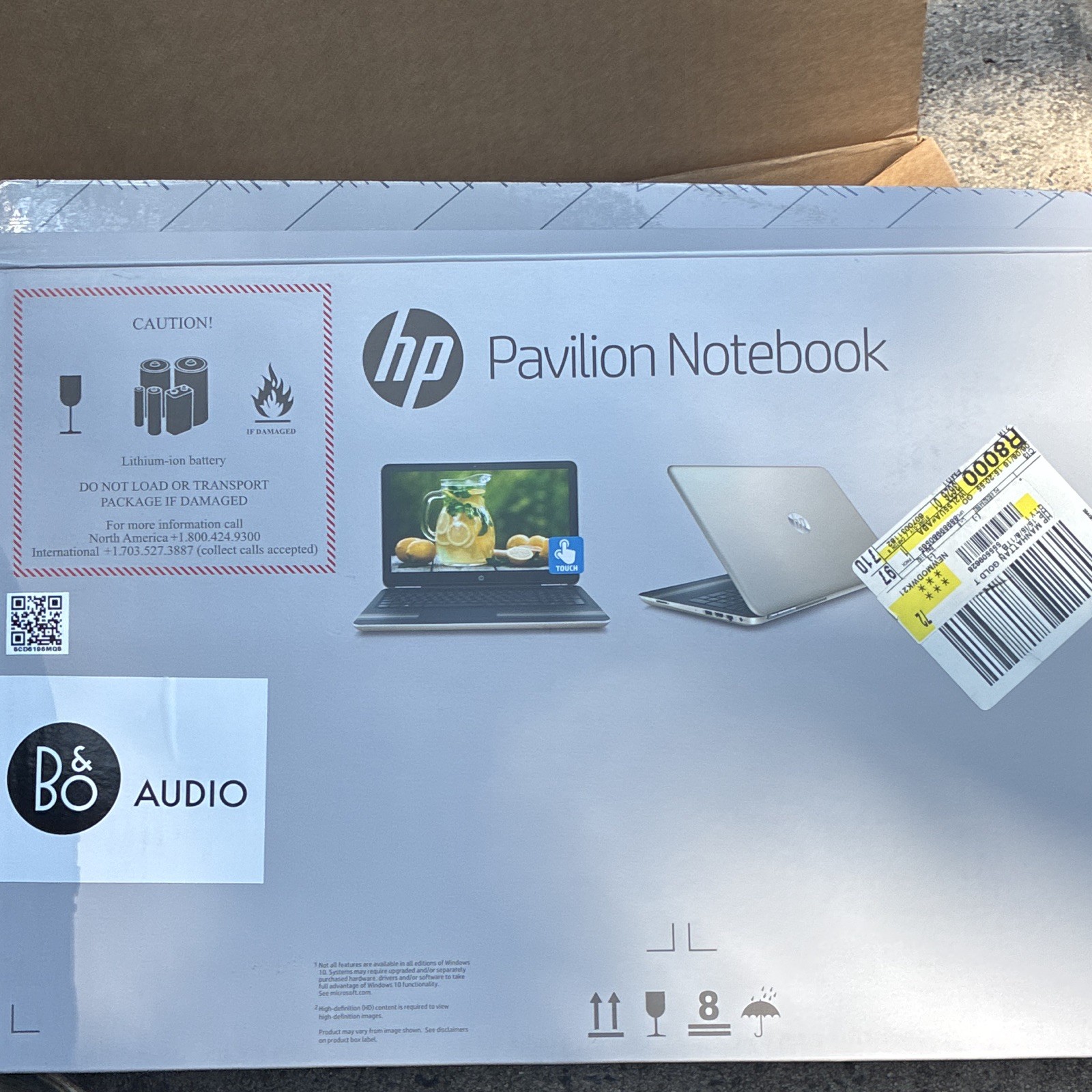 HP Pavilion Notebook 15.6in Core i5-6300U Silver HDMI USB 3.0