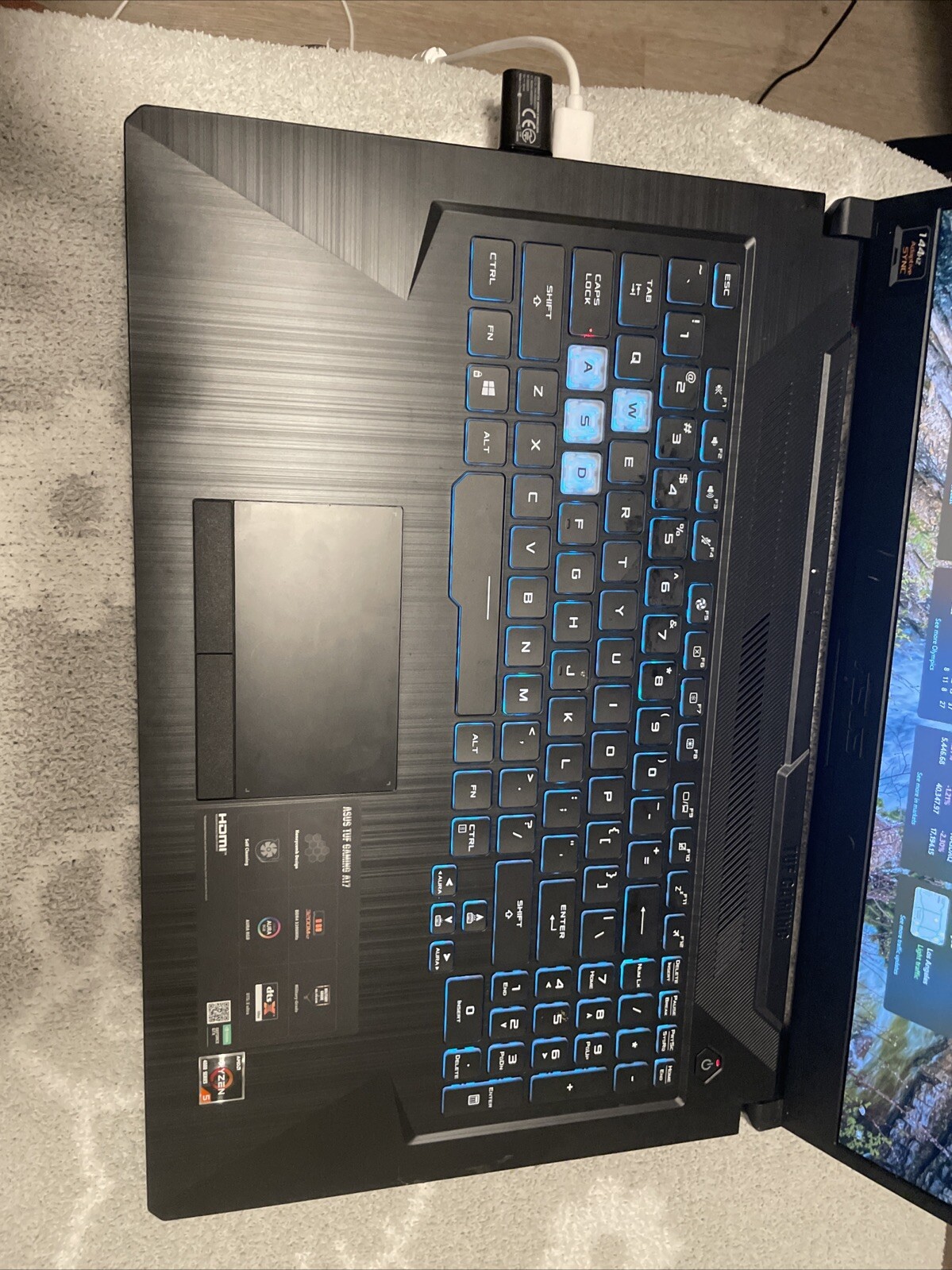 ASUS TUF Gaming A17 17.3″ (512GB, AMD Ryzen 5, 3.00 GHz, 8GB) Laptop – Black…