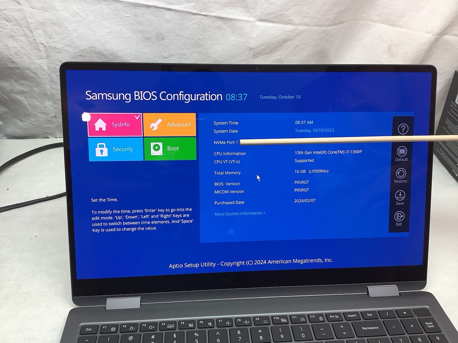 Samsung Galaxy Book3 360 15.6″ AMOLED Intel Core i7-1360P 16GB 512GB WINDOWS 11