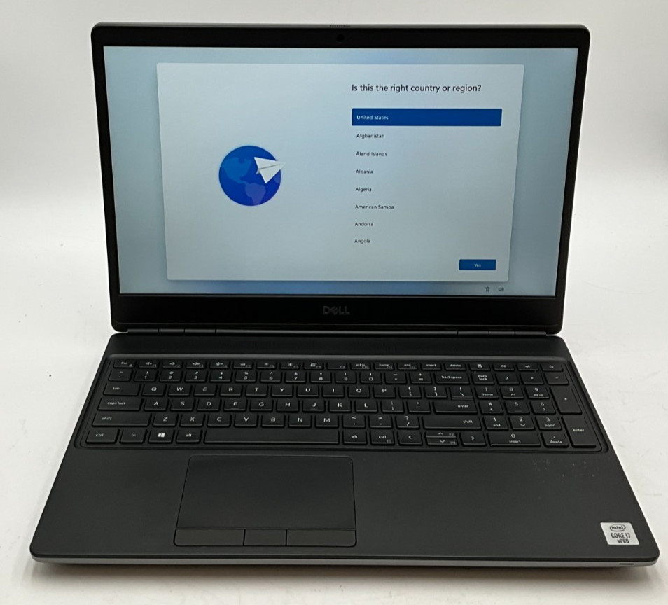 DELL Precision 7550 i7-10850H 2.70gh 32gb 1tb T2000 15.6″ LAPTOP JC8R4D3 *read