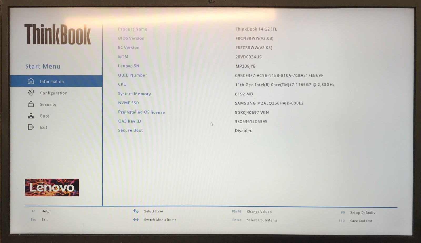 Lenovo ThinkBook 14 G2 14″ Touch Laptop i7-1165G7 8GB RAM 256GB NVMe, As Is