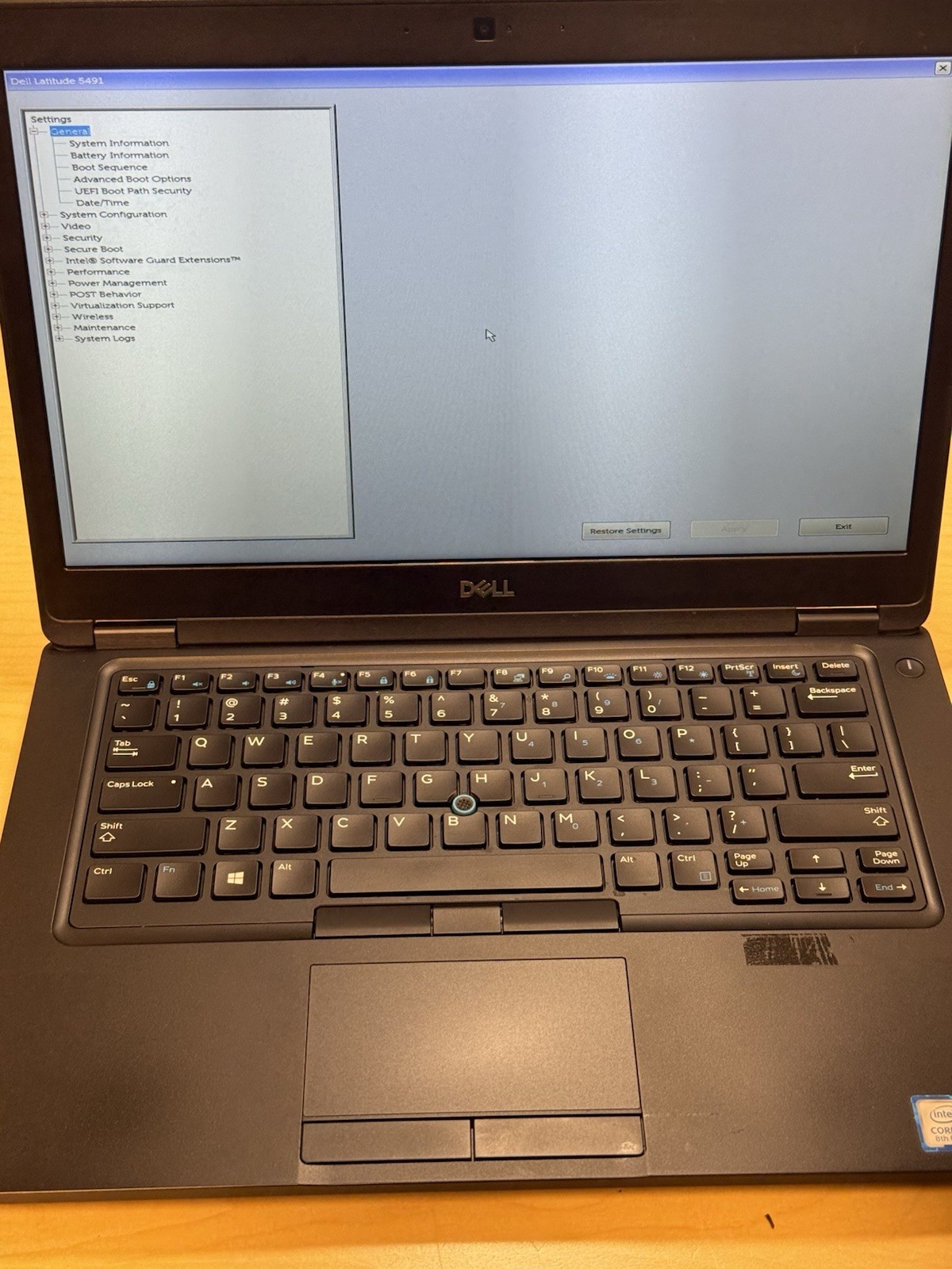 Dell Latitude 5491 14″ FHD Laptop i7 8850H 2.60GHz 16 GB RAM NO DRIVE – READ