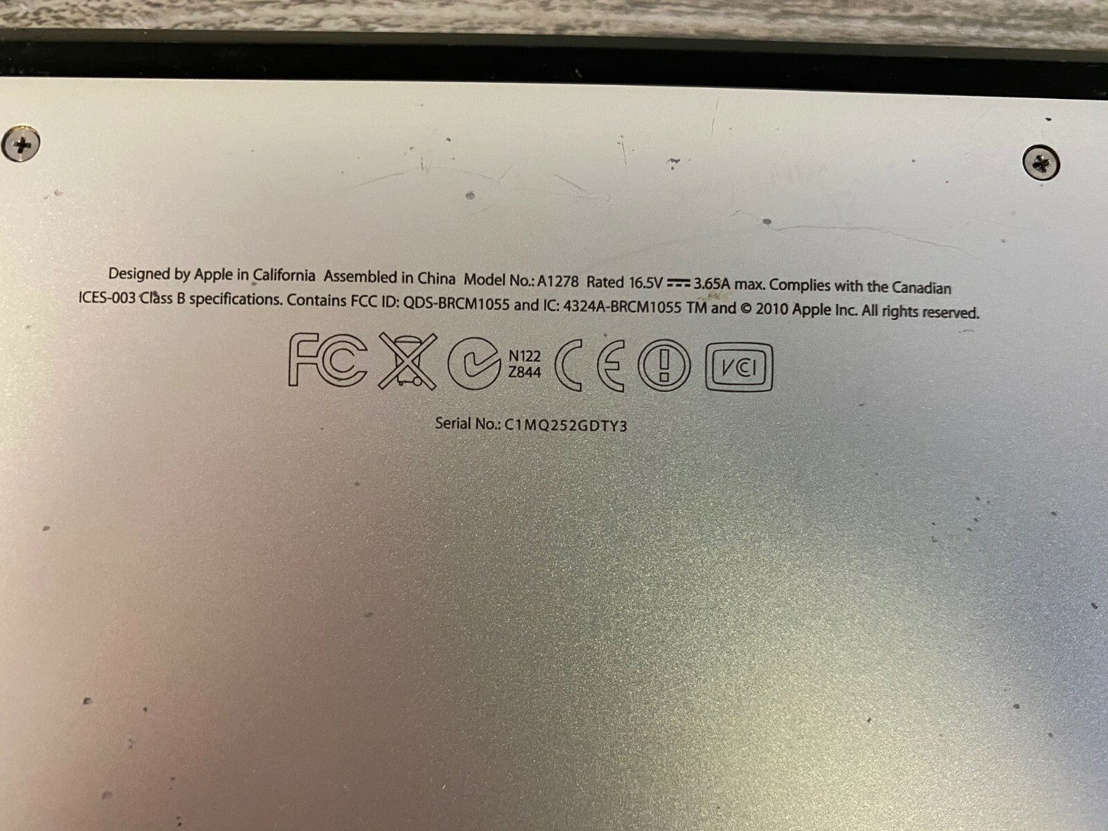 Macbook Pro 13.3″ Mid 2012