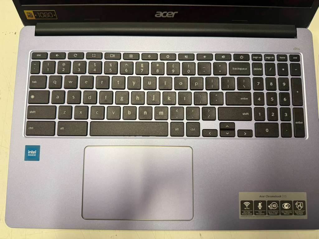 Acer Chromebook 315 15.6″ HD Celeron N4500 4GB RAM 64GB Chrome OS