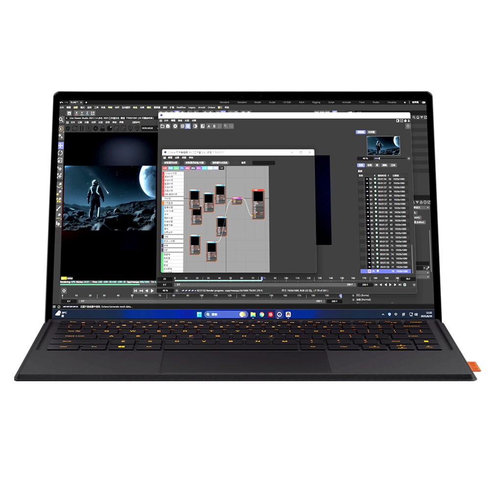 OneXPlayer Super X 14″ AMD AI MAX+ 395 Laptop + Tablet 2 in 1 Max. 128GB RAM