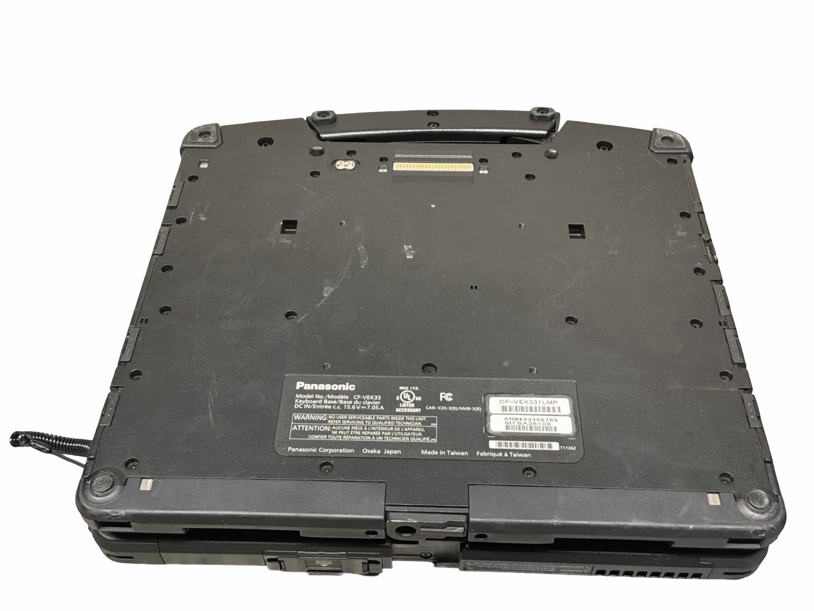 Toughbook Panasonic CF-33 I5-6300U 8GB RAM 256GB SSD W11P W/CHARGER LOT 2