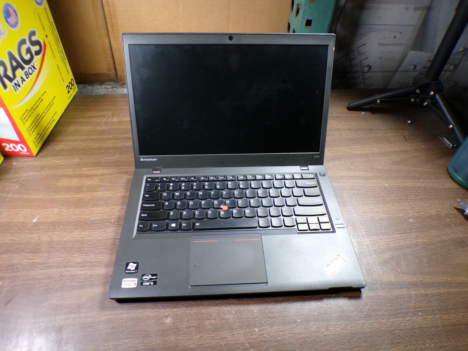 THINKPAD LENOVO T431S INTEL CORE i5-3337U 1.80GHZ 12GB RAM **NO HD/ NO CADDIE/