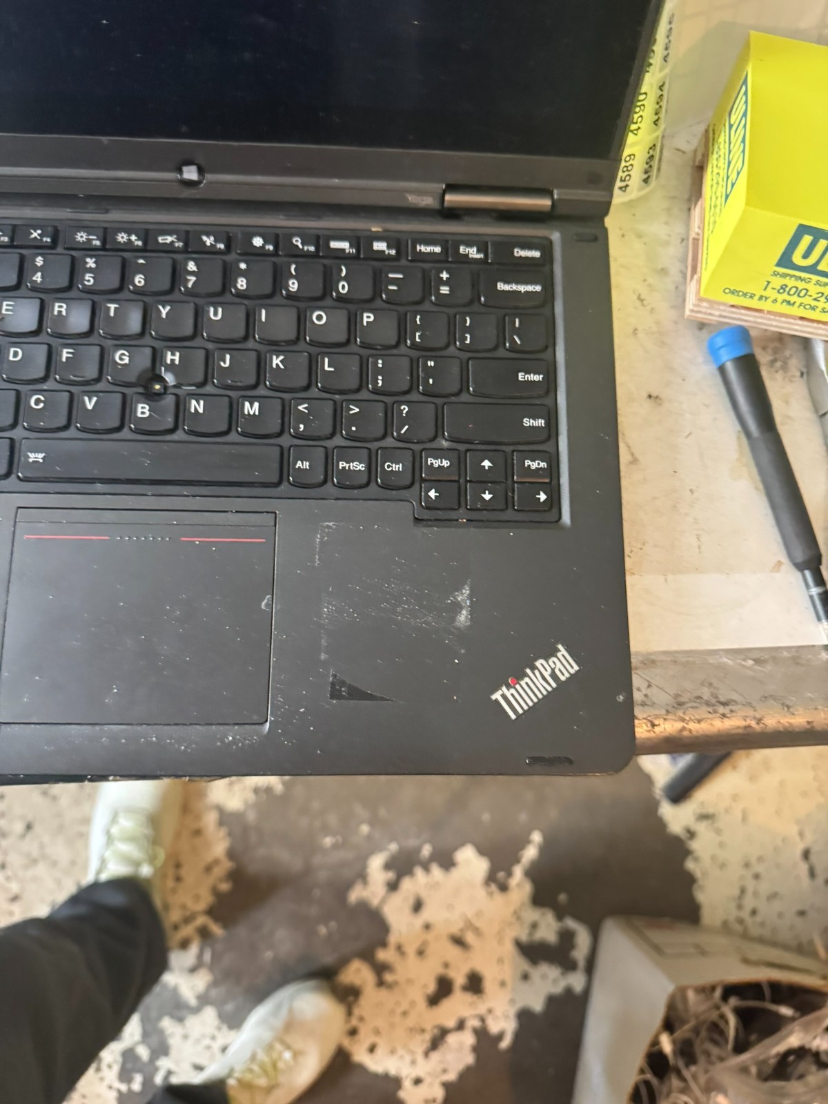 Lenovo ThinkPad S1 Yoga 12 i3-5005U 4GB 120GB SSD NO BOOT Parts/Repair AS-IS