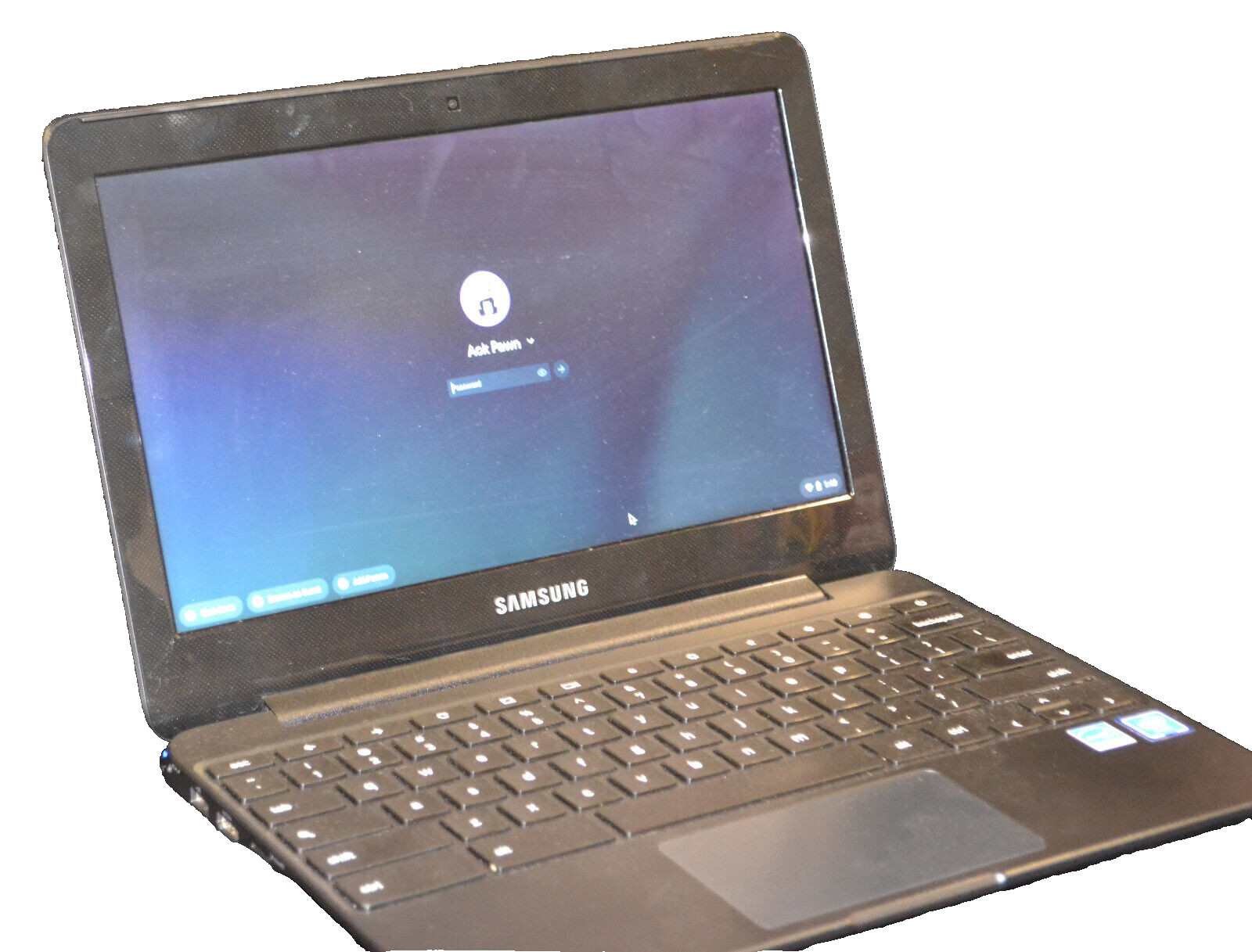 AS IS Samsung Chromebook 3 XE500C13-K04US 16GB 1.6 GHz 4GB Bad Battery AO4045477