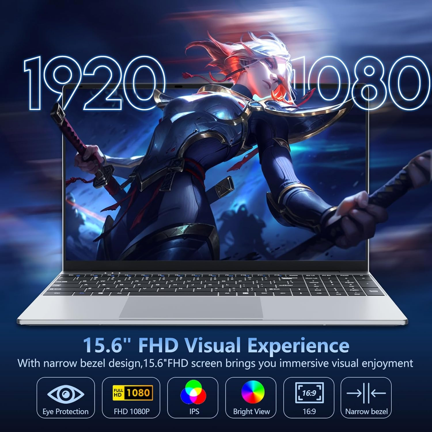 Laptop, 15.6 Inch Laptop Computer Core I5-7Y54(Up to 3.20 Ghz), Win 11 Pro Lap T
