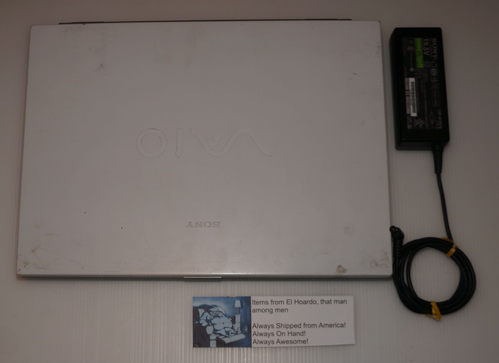 Sony Vaio VGN-N130G PCG-7T1L 512MB ram 80GB hdd 1.6ghz Core Duo Tested README