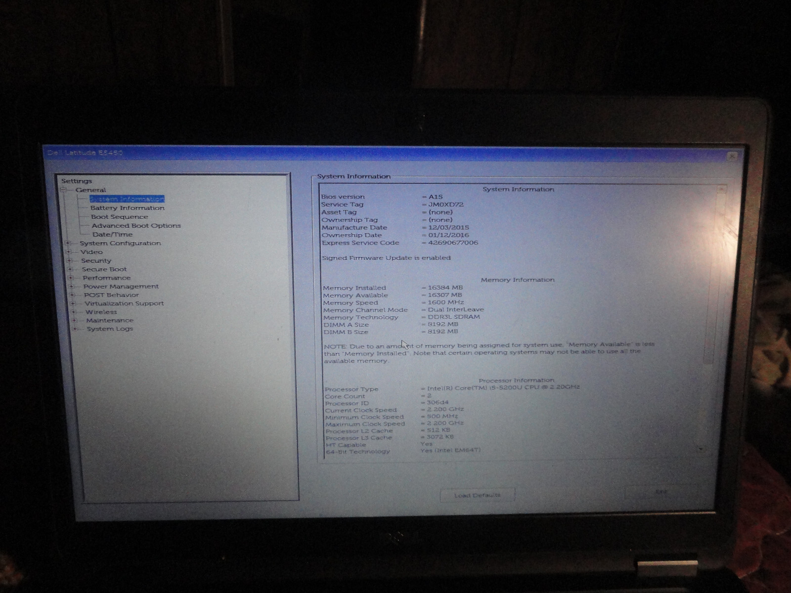 Dell Latitude E5450, i5- 5th Gen 5, 2.2 GHz 8GB Ram, Business Class Laptop