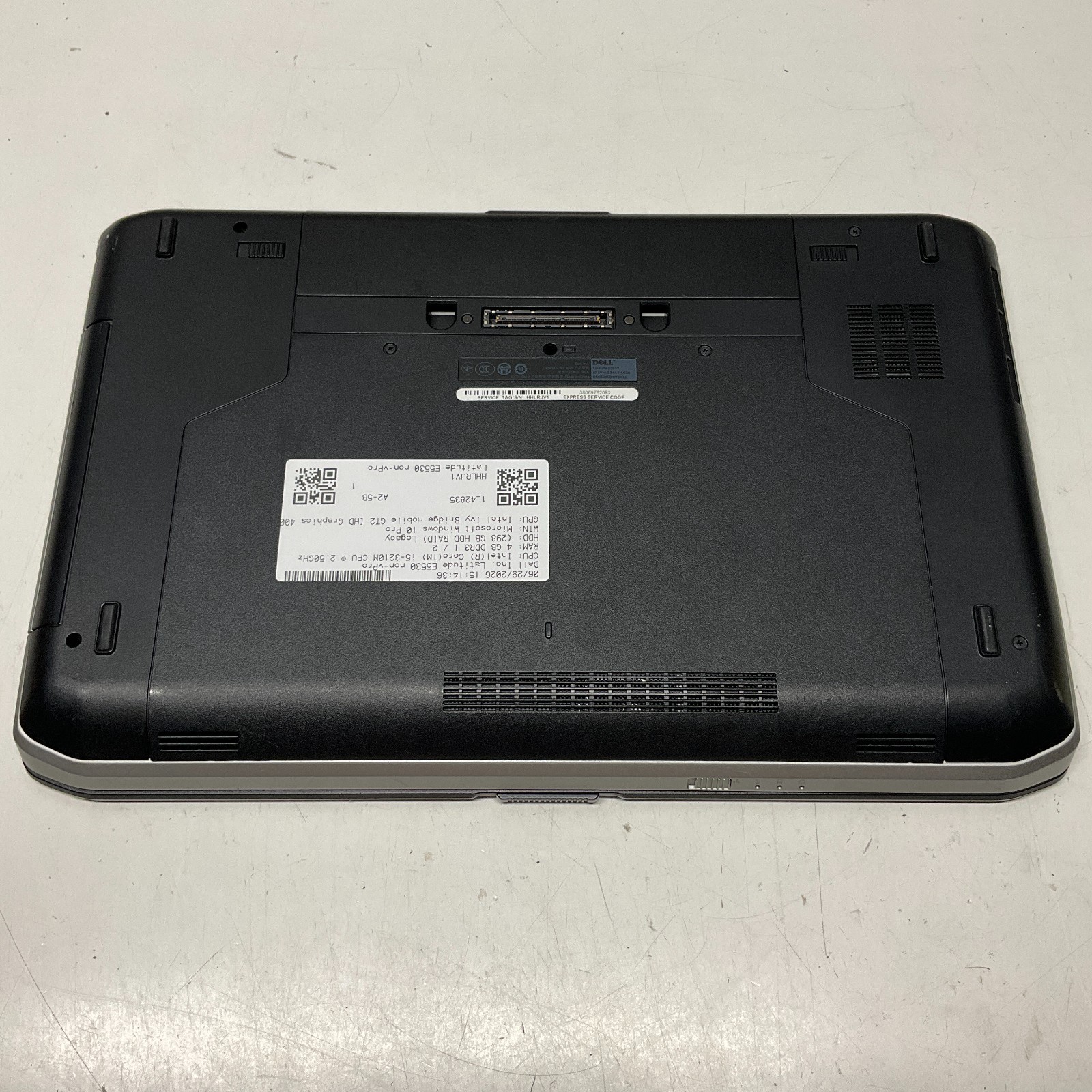 Dell Latitude E5530 Laptop Intel Core i5–3210M @ 2.50 GHz 4GB 320GB HDD Win 10