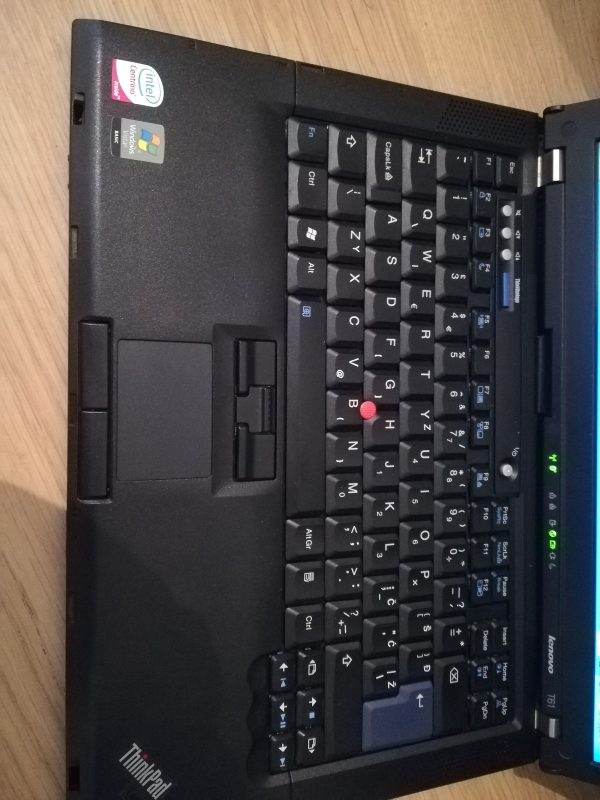Lenovo ThinkPad T61 Core2 Duo Windows XP