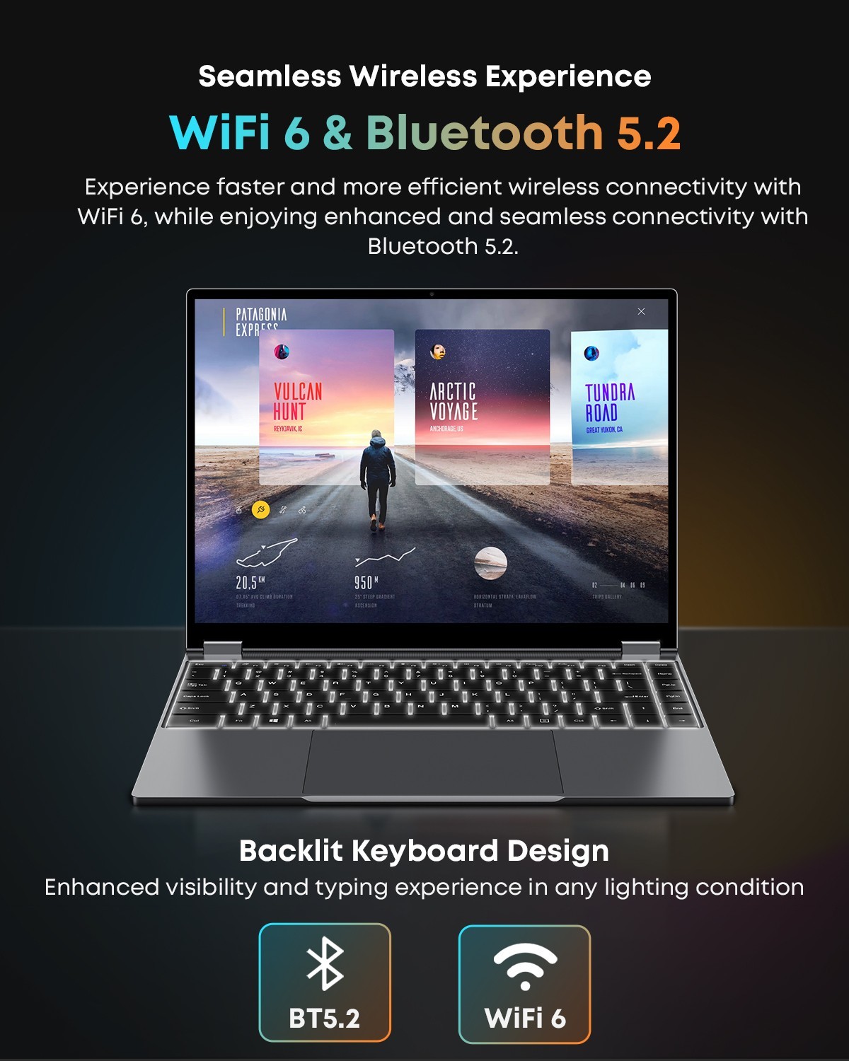 CHUWI Freebook 13.4” Intel N150 16GB/512GB Windows 11 Laptop PC 360° folding