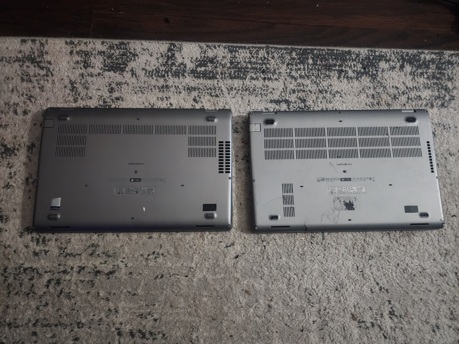 LOT OF 2 Dell Latitude 5511/5510 I7-10850H/I7-10610U NO RAM BOOTED PARTS/REPAIR