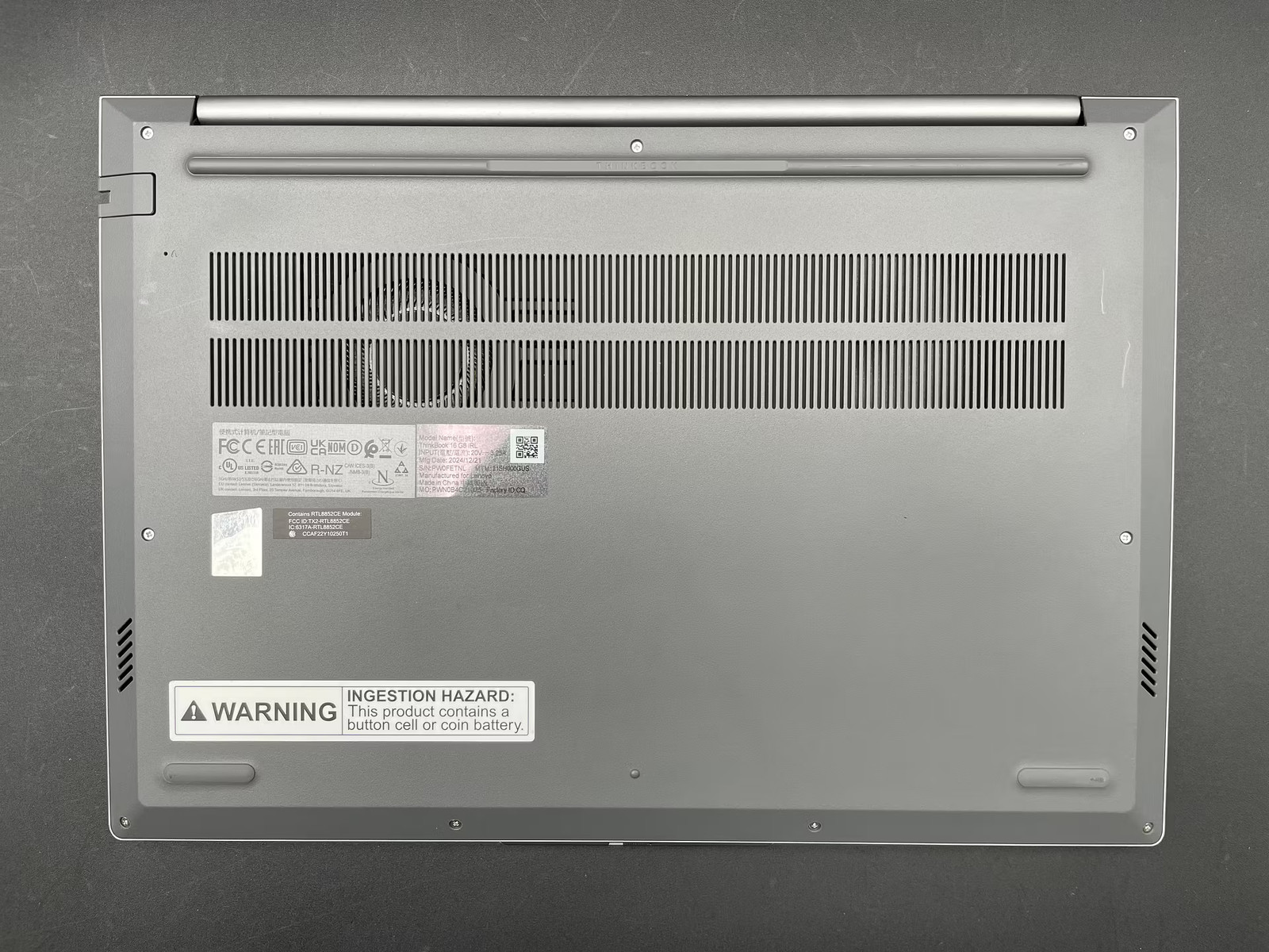Lenovo ThinkBook 16 G8 IRL-21SH Used 16″ (Core 5 210H-16GB-512 GB NVMe)