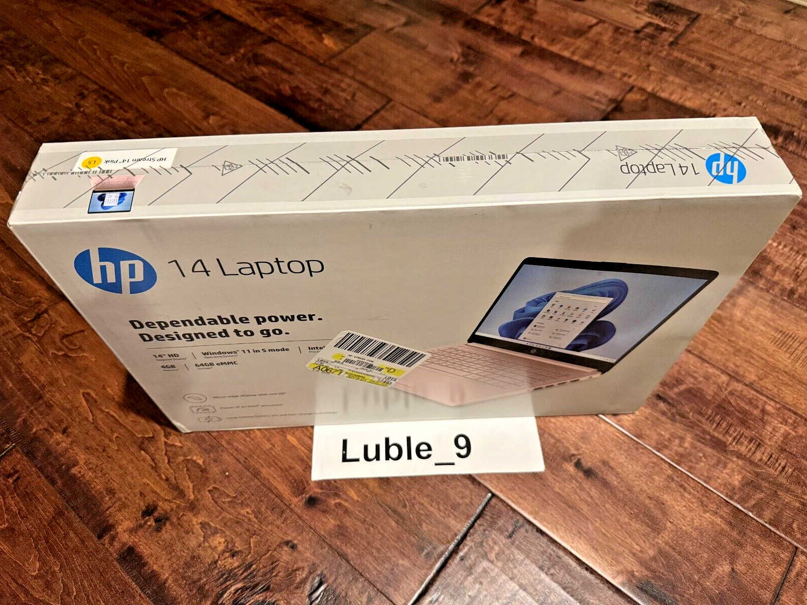 HP Stream 14″ Windows Laptop Intel Processor N4120 4GB RAM 64GB eMMC Pink _ NEW