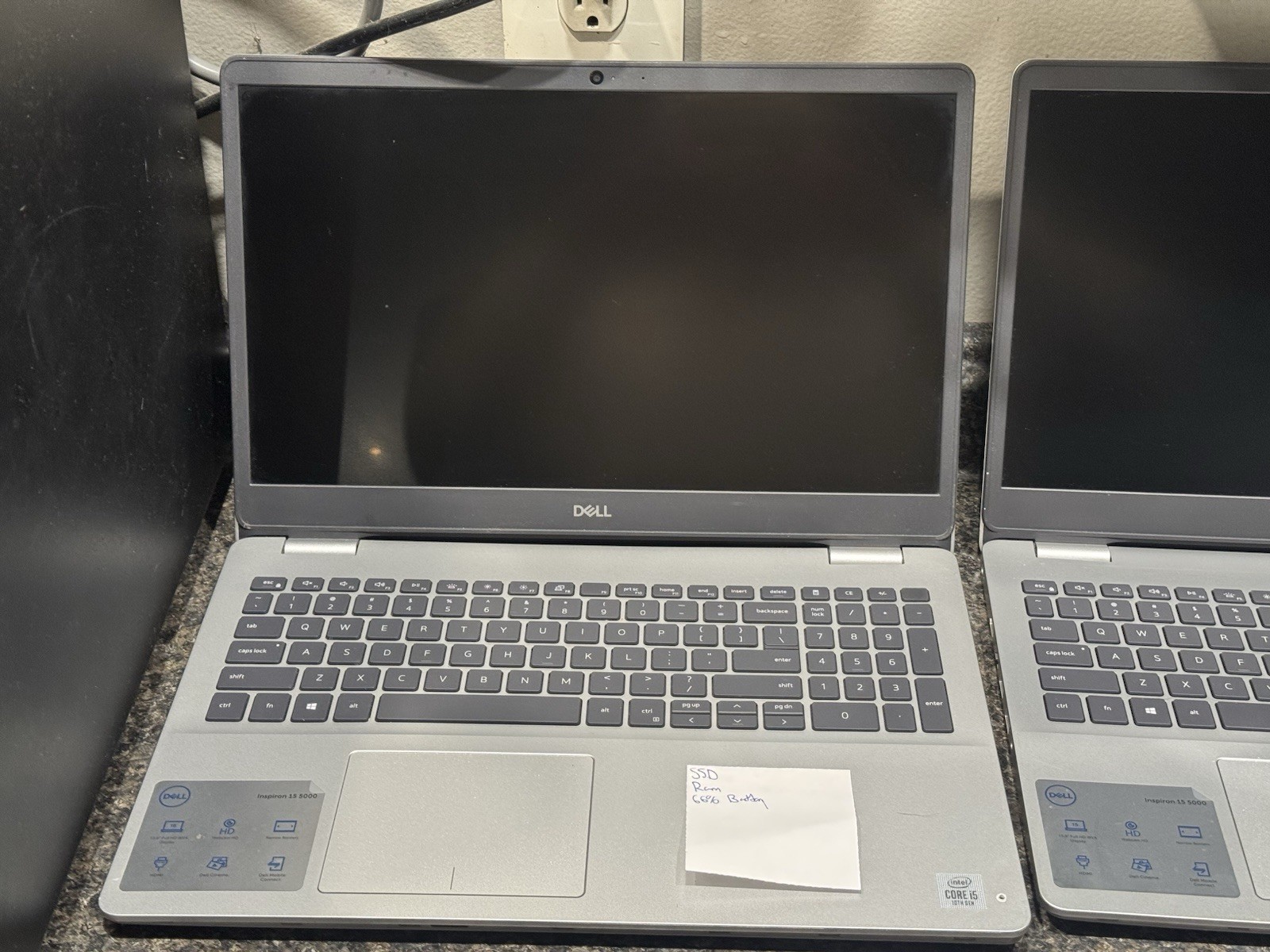Dell Inspiron 5593 Laptop Lot Functional Intel I5-1035G1 No Ram No SSD Good Batt