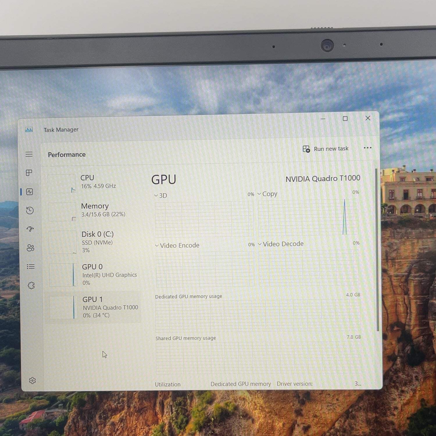 Dell Precision 7550 15.6″ i7-10750H 2.6GHz 16GB RAM 1TB SSD Quadro T1000