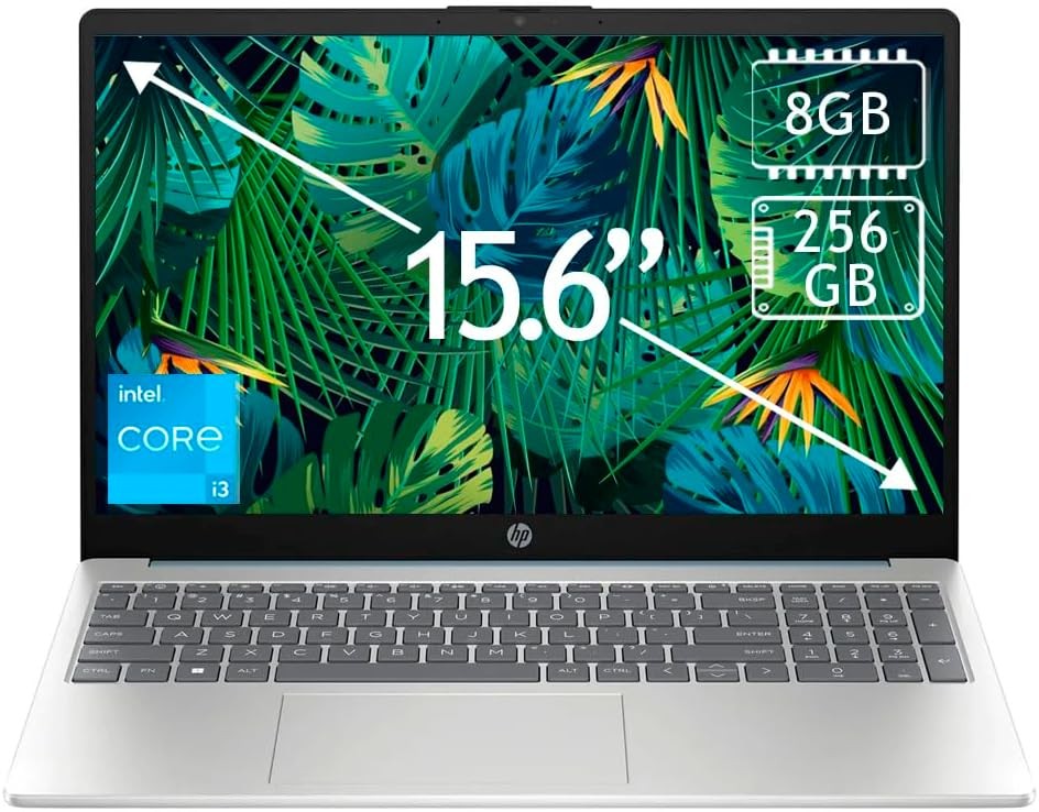 HP 15.6″ FHD Touch Laptop 8-Core Intel Core i3-N305 8GB DDR4 RAM 256GB Win 11 H