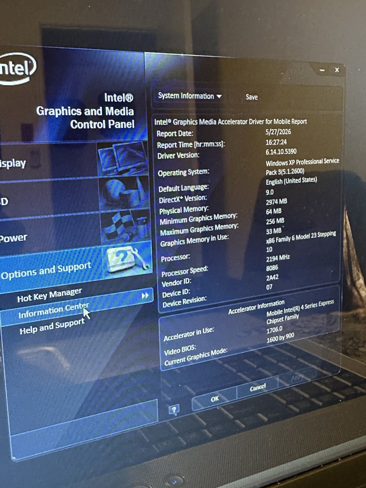 Hp Pavilion G71-340US Vintage Windows XP Professional Retro Pc Gaming Laptop