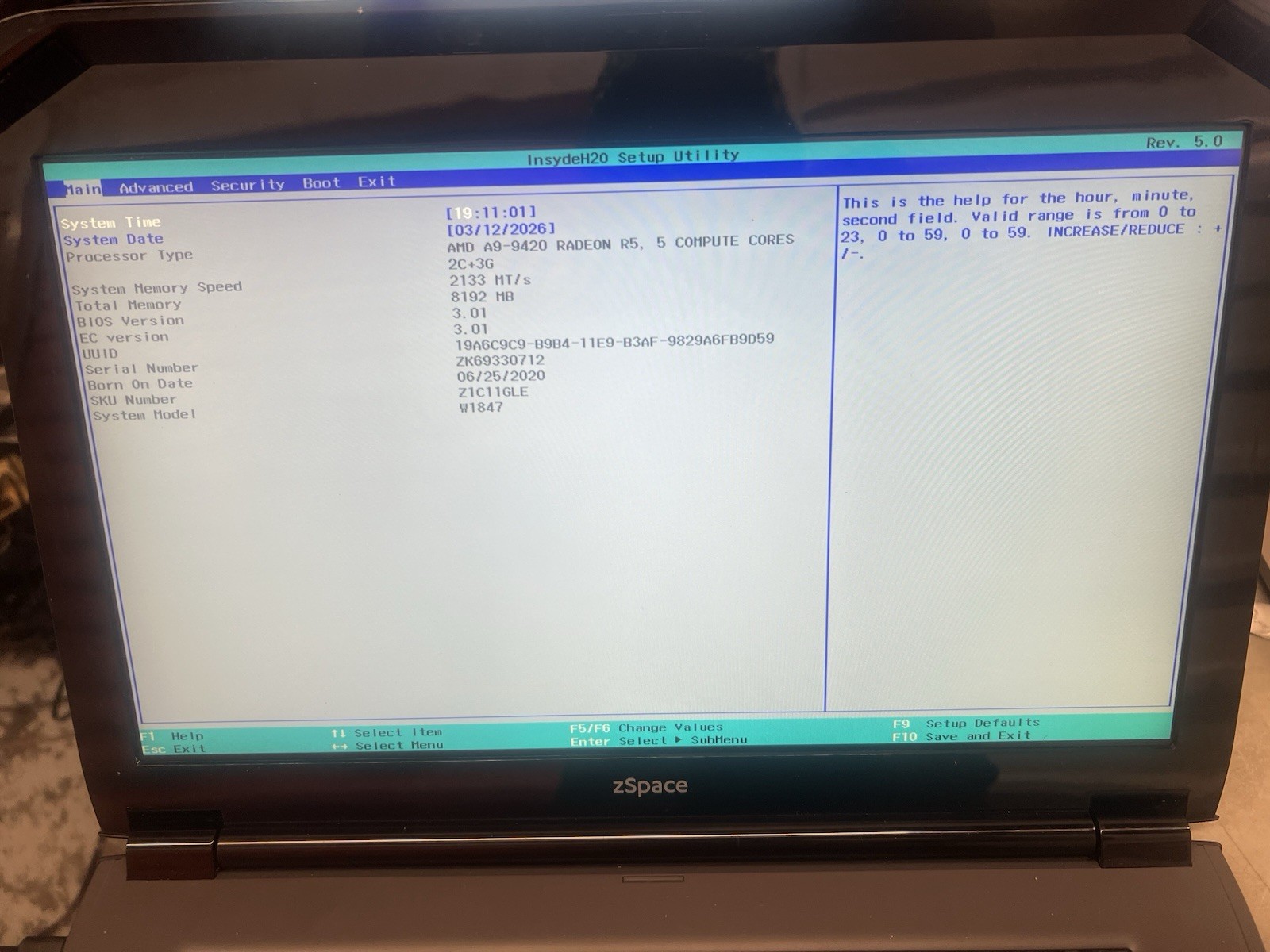 Lot Of 7 zSpace W1847 AMD A9-9420 R5 8GB Ram 256GB SSD Win 11 pro W/charger