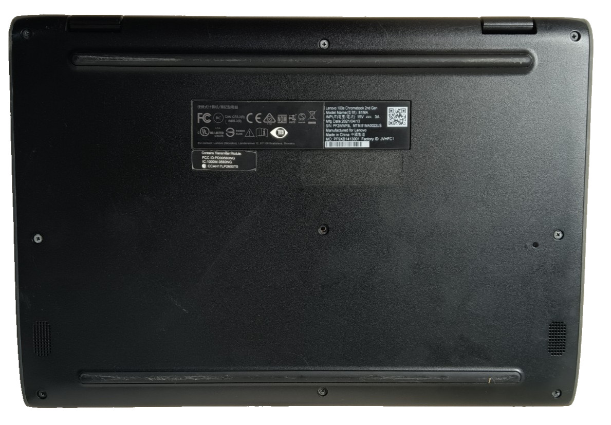 Lenovo 100e 2nd Gen Intel Celeron N4020 1.1GHz 4GB Ram 32GB eMMC Chrome OS