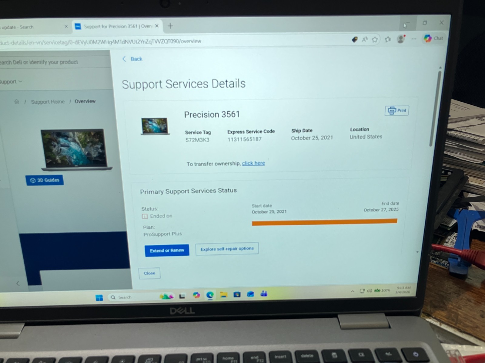 Dell Precision 3561 Core i5-11500H 2.90GHz 16GB 1TB Samsung 9A1 4.0 NVMe SSD W11