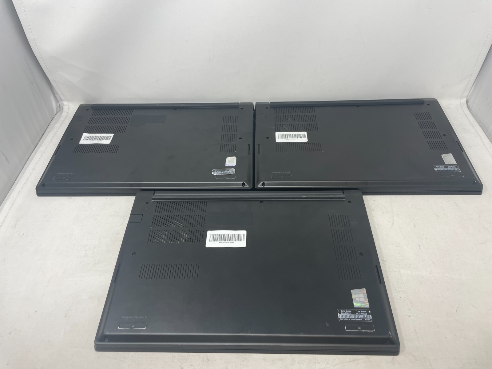 3 Lot: Lenovo ThinkPad E14 Gen 2 14″ 256GB SSD NVMe i5-1135G7 2.4GHz 8GB RAM