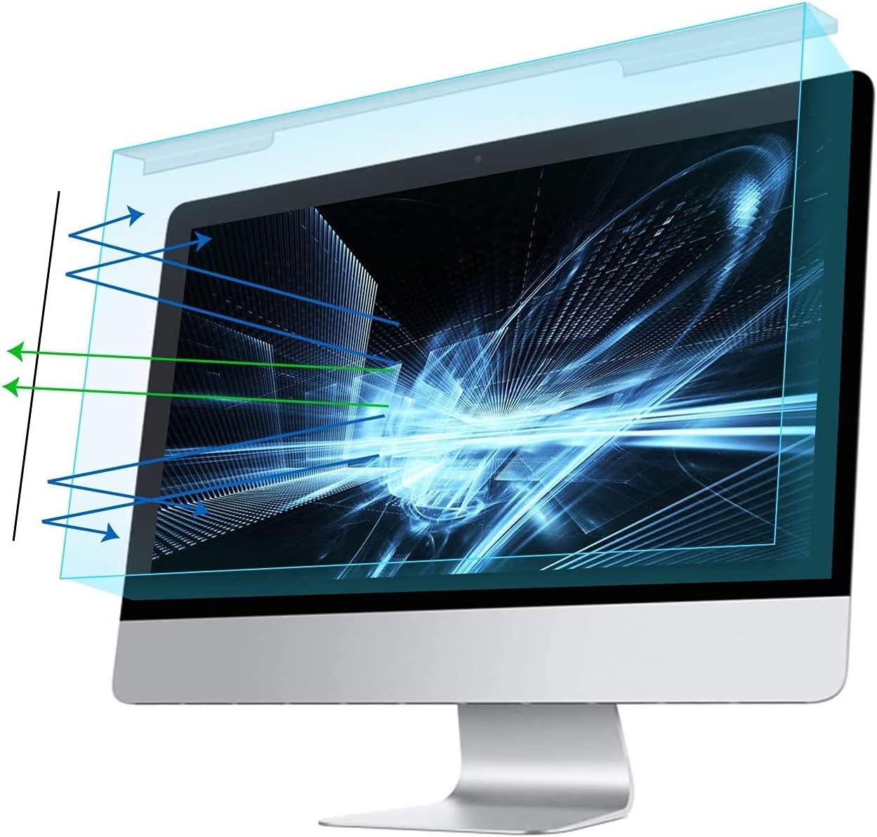Anti-UV Eye Protection Screen Filter Film for 23-24 Inch Computer Monitor